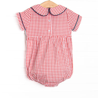 Take to the Sky Smocked Bubble, Red