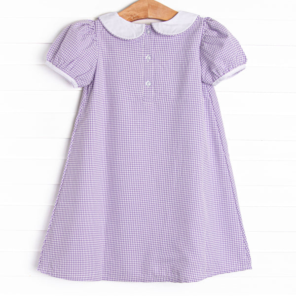 Boo! Embroidered Dress, Purple