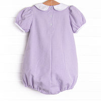 Boo! Embroidered Bubble, Purple