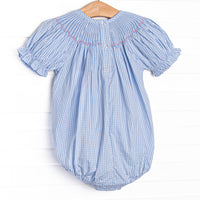Sunny Day Picks Smocked Bubble, Blue