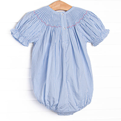 Sunny Day Picks Smocked Bubble, Blue