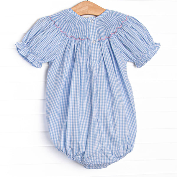 Sunny Day Picks Smocked Bubble, Blue