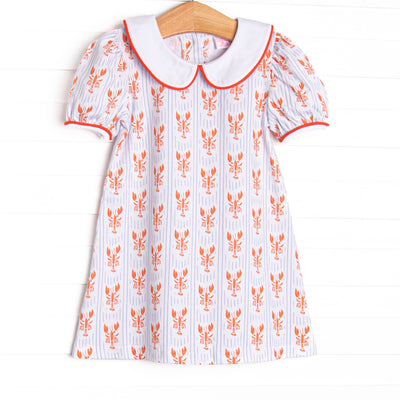 Coastal Catch Dress, Red