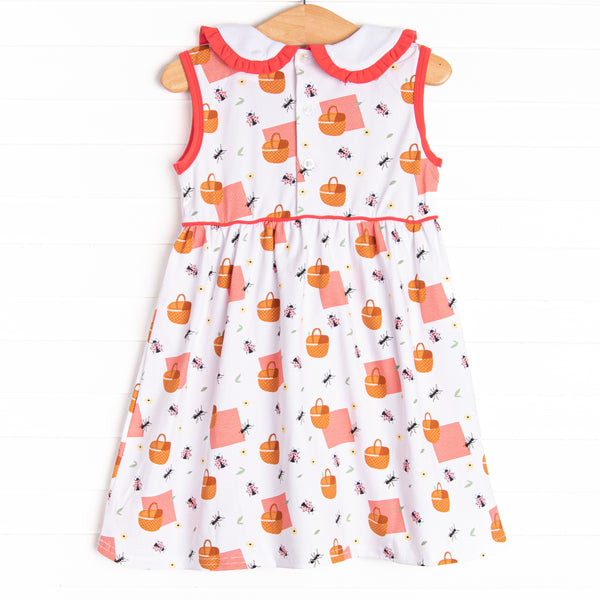 Picnic Party Dress, Red