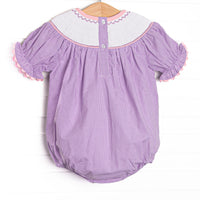 Sweet Sips Smocked Bubble, Purple