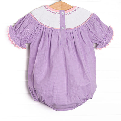 Sweet Sips Smocked Bubble, Purple