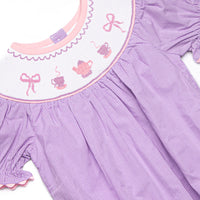 Sweet Sips Smocked Bubble, Purple