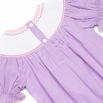 Sweet Sips Smocked Bubble, Purple