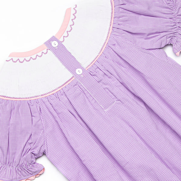 Sweet Sips Smocked Bubble, Purple