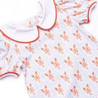 Coastal Catch Dress, Red