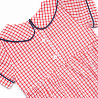 Take to the Sky Smocked Bubble, Red