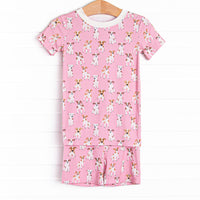 Park Pal Bamboo Pajama Short Set, Pink