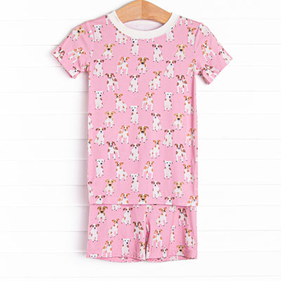 Park Pal Bamboo Pajama Short Set, Pink