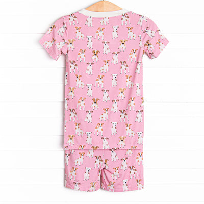 Park Pal Bamboo Pajama Short Set, Pink
