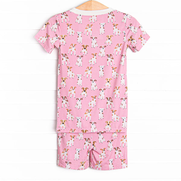 Park Pal Bamboo Pajama Short Set, Pink