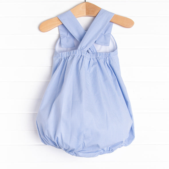 Goldfish Guy Smocked Bubble, Blue