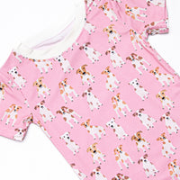 Park Pal Bamboo Pajama Short Set, Pink
