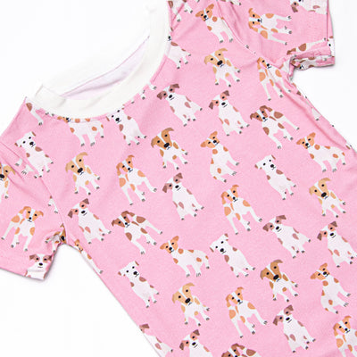 Park Pal Bamboo Pajama Short Set, Pink