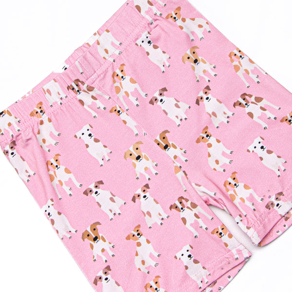 Park Pal Bamboo Pajama Short Set, Pink