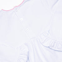 Gingham and Ghord Applique Legging Set, Pink