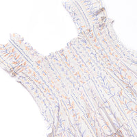 Garden Grace Bubble Romper, Blue