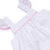 Malibu Mist Dress, Pink and Blue Seersucker