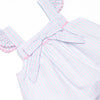 Malibu Mist Dress, Pink and Blue Seersucker