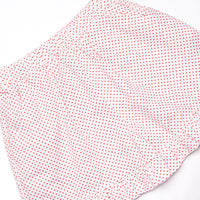 Don't Be Crabby Smocked Tie Strap Short Set, Red