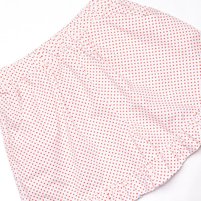 Don't Be Crabby Smocked Tie Strap Short Set, Red