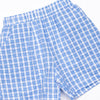 Picnic Plaid Short Set, Blue