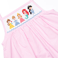 Once Upon a Dream Smocked Bubble, Pink