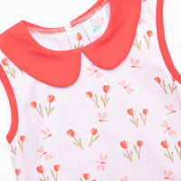 Dancing Dragonflys Skirted Bubble, Red