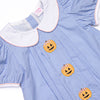 Jane Be Little Embroidered Bloomer Set, Blue