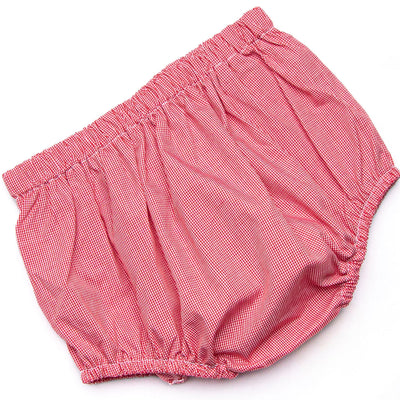 Classic Mouse Applique Diaper Set, Red
