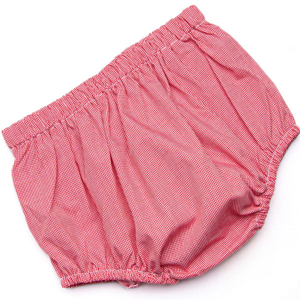 Classic Mouse Applique Diaper Set, Red