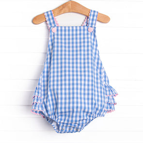 Mabel Bubble, Blue Gingham