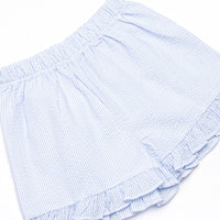 Palm Beach Pinchers Ruffle Short Set, Orange