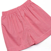 Classic Mouse Applique Short Set, Red