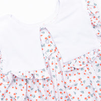 Bitty Buds Ruffle Dress, Red