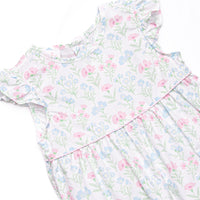 Sweet Pea Seersucker Bubble Romper, Pink