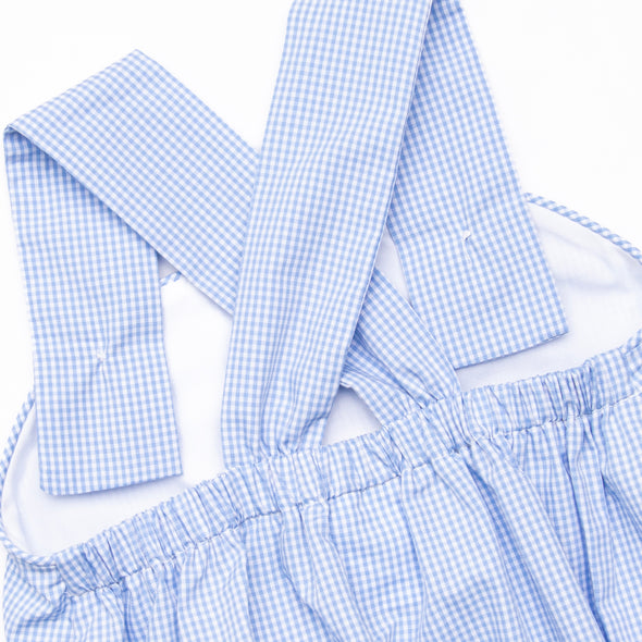 Goldfish Guy Smocked Bubble, Blue
