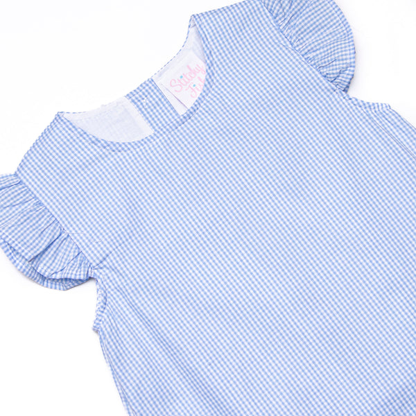 Nautical Navigator Applique Dress, Blue