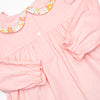 Fall Floral Harvest Applique Diaper Set, Pink