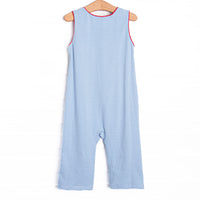 Propeller Pilot Applique Long Jon Jon, Blue