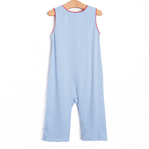 Propeller Pilot Applique Long Jon Jon, Blue