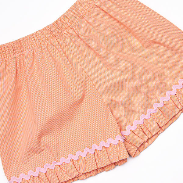 Sugar Overload Smocked Ruffle Short Set, Pink