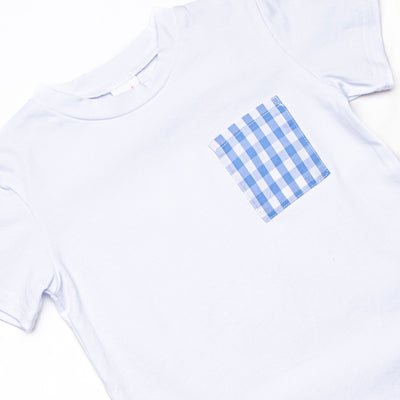 Alex Short Set, Blue Gingham
