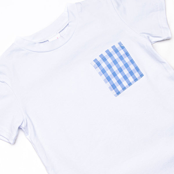 Alex Short Set, Blue Gingham