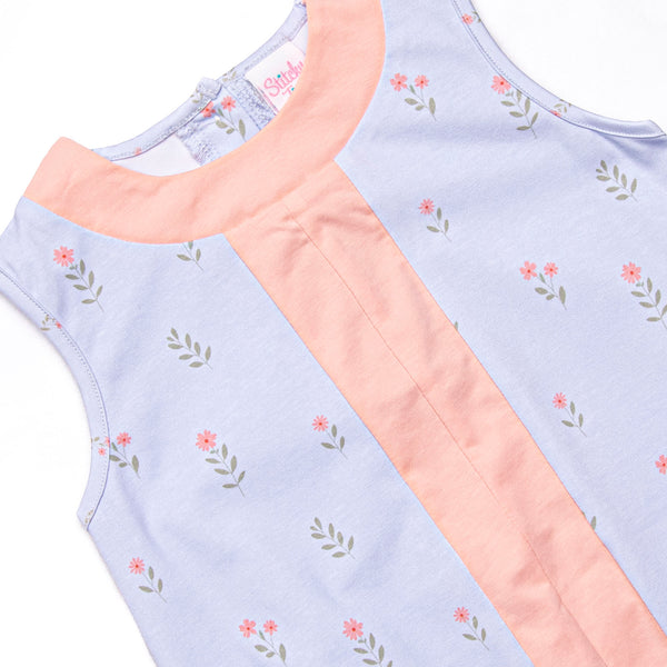 Dainty Darling Short Set, Blue