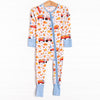 Harvest Haulin Bamboo Zippy Pajama, Blue